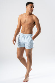 Swimshorts - Light Blue/White