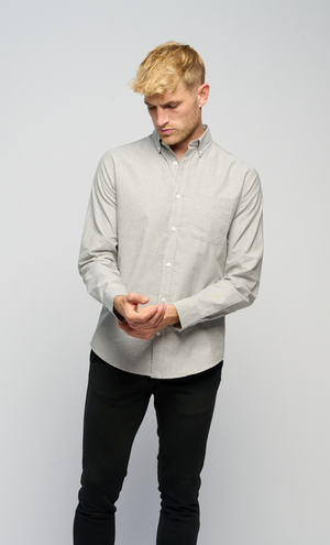 The Original Performance Oxford Shirt ™ - - Gray Melange