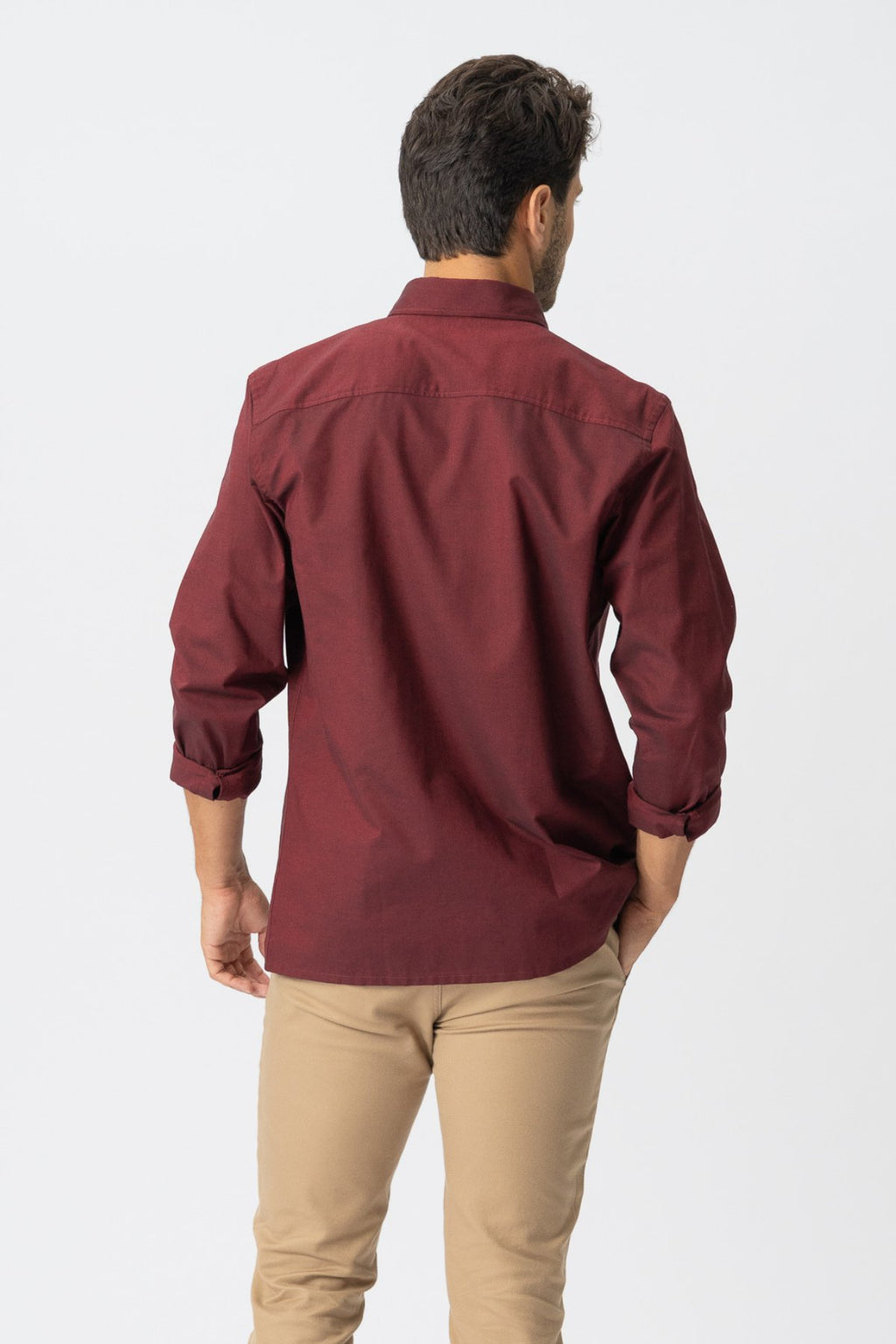 The Original Performance Oxford Shirt ™ - - Bordeaux