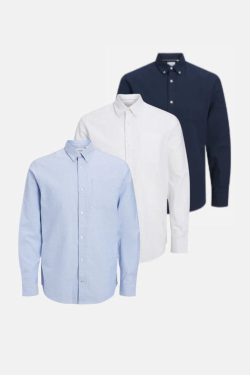 The Original Performance Oxford Shirt - Package Deal (3 pcs.) - TeeShoppen Group™ - Formal Shirts & Blouses - TeeShoppen