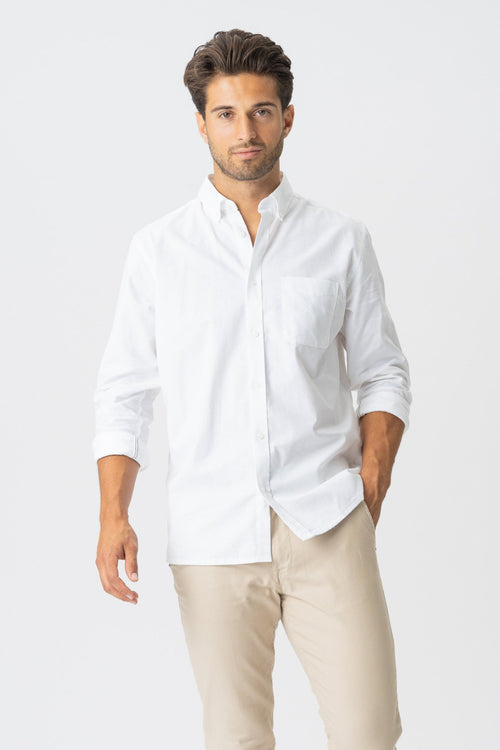 The Original Performance Oxford Shirt™️ - White - TeeShoppen Group™