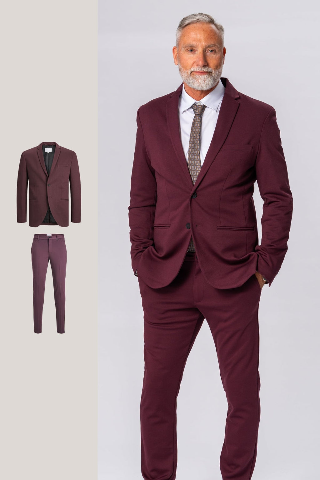 The Original Performance Suit™️ (Burgundy) - Πακέτο συμφωνία