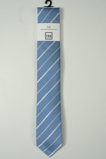 Γραβάτα - Ανοιχτό μπλε ριγέ
