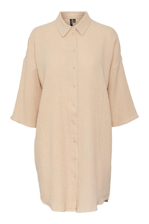 Natali Oversized Shirt - Irish Cream