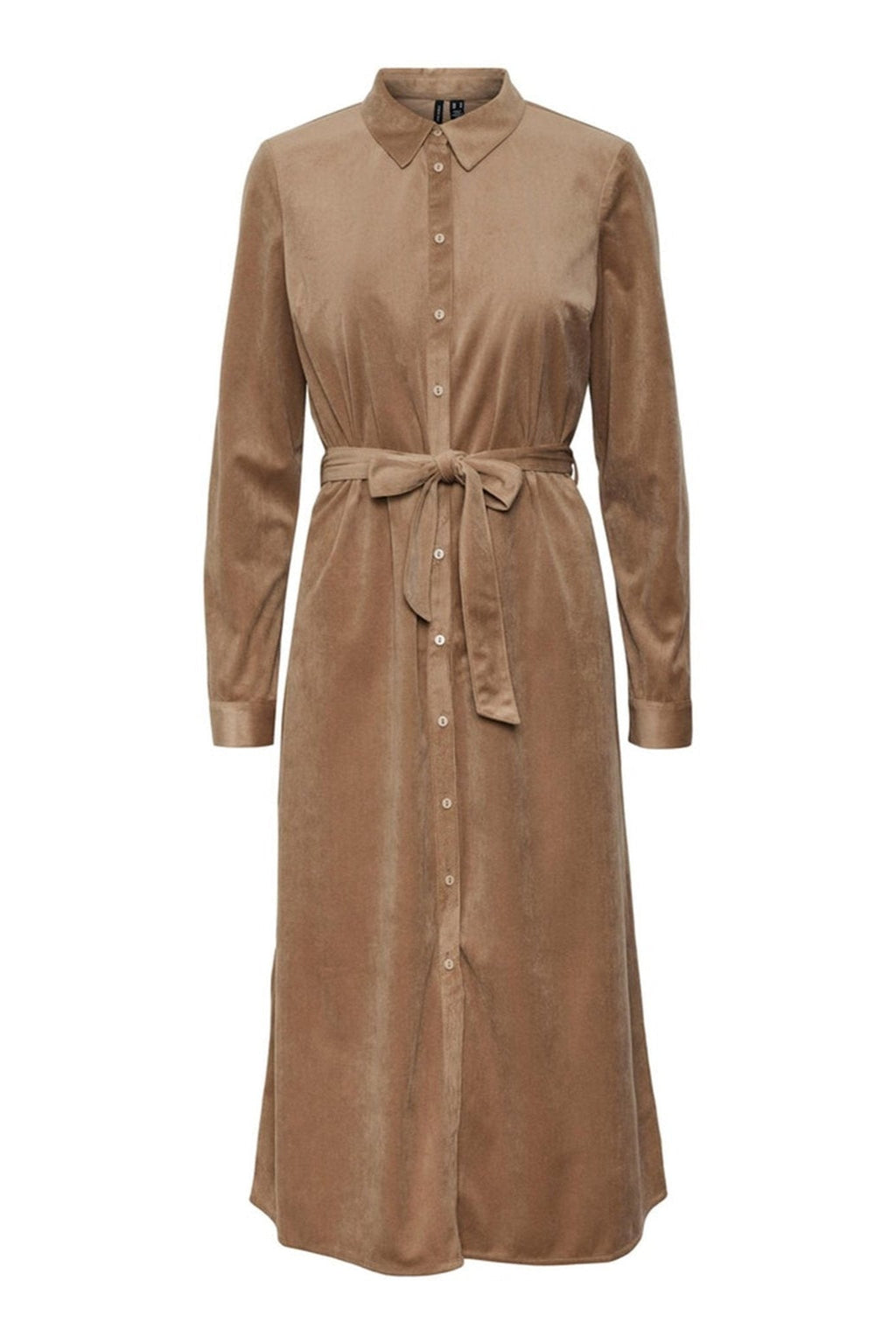 Φόρεμα πουκάμισο μόσχου Ida - Ασημένιο λεκί