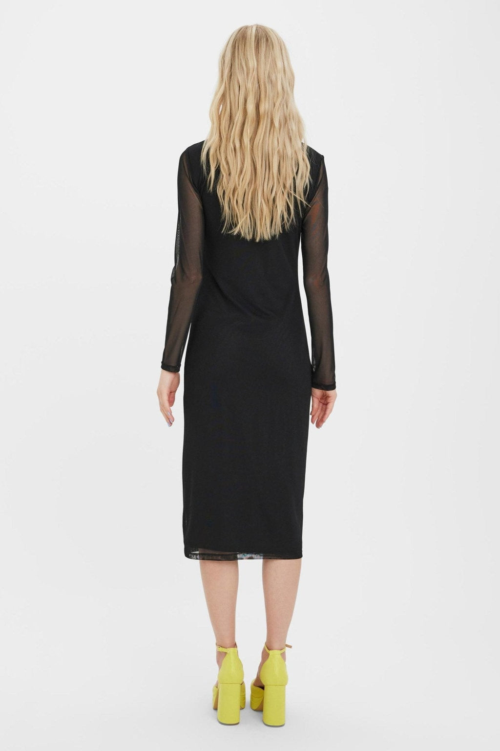 Bella Calf Dress - Black
