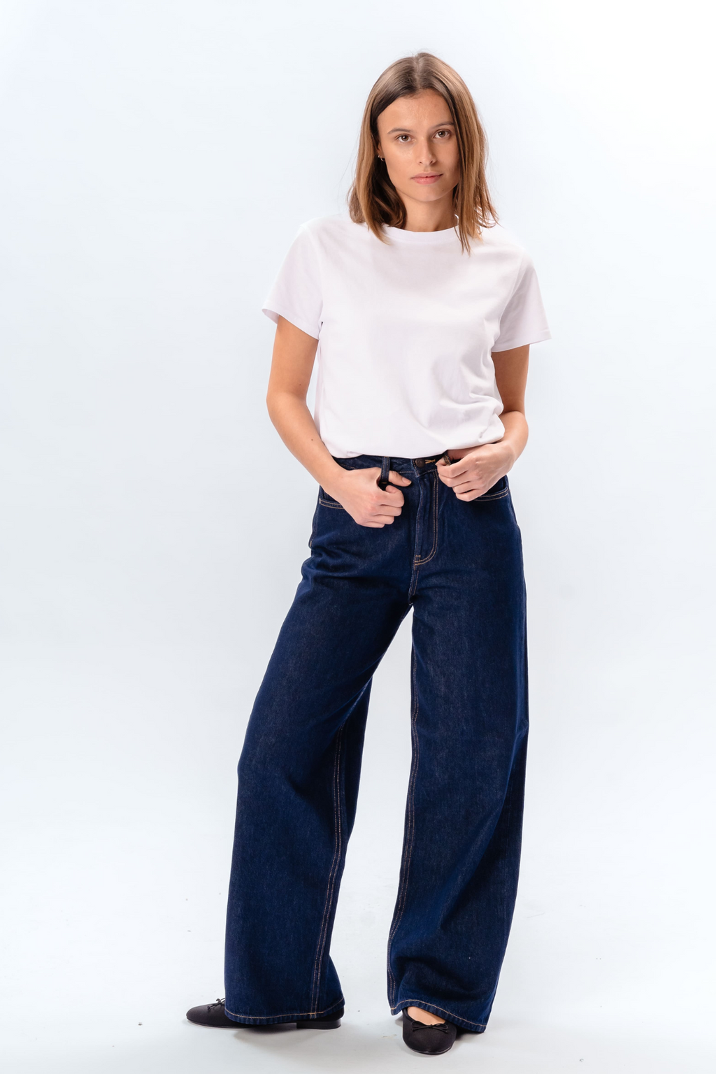 The Original Performance Ευρύ τζιν - σκούρο μπλε denim