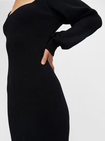 Agnes Knit Dress - Μαύρο