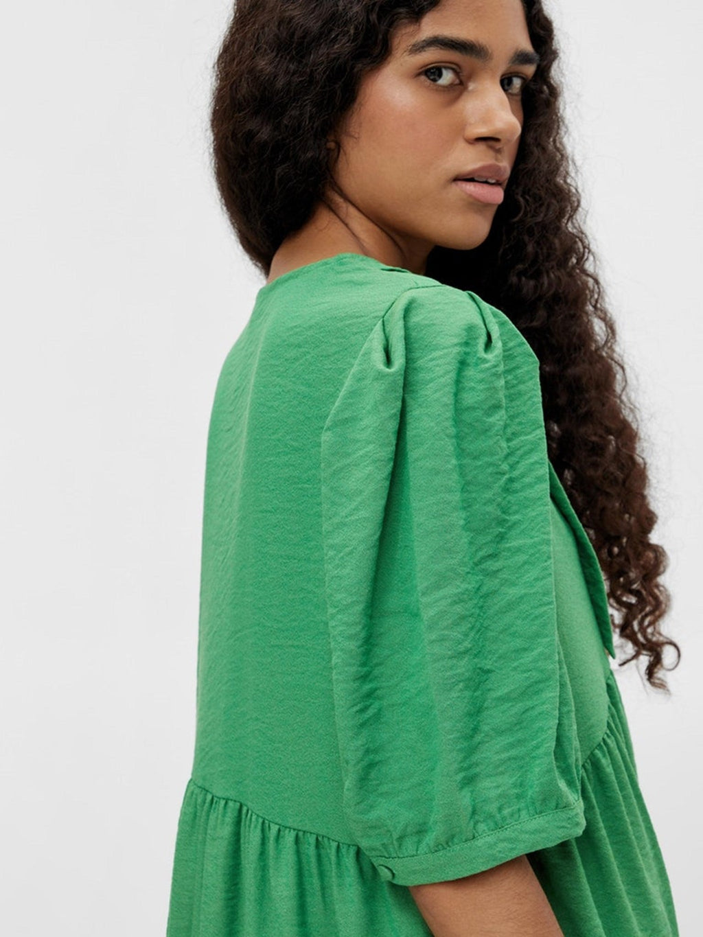 Alaia Long Dress - Green Antichoke