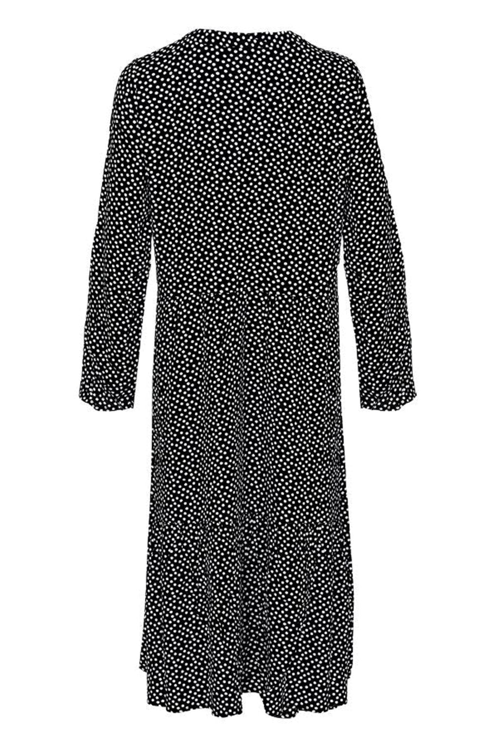 Anna long-sleeved dress - Black