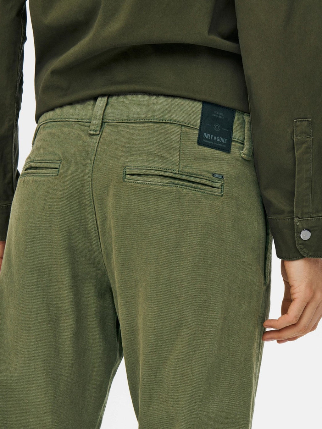 Avi Beam Chino Twill Pants - βραδιά ελιάς