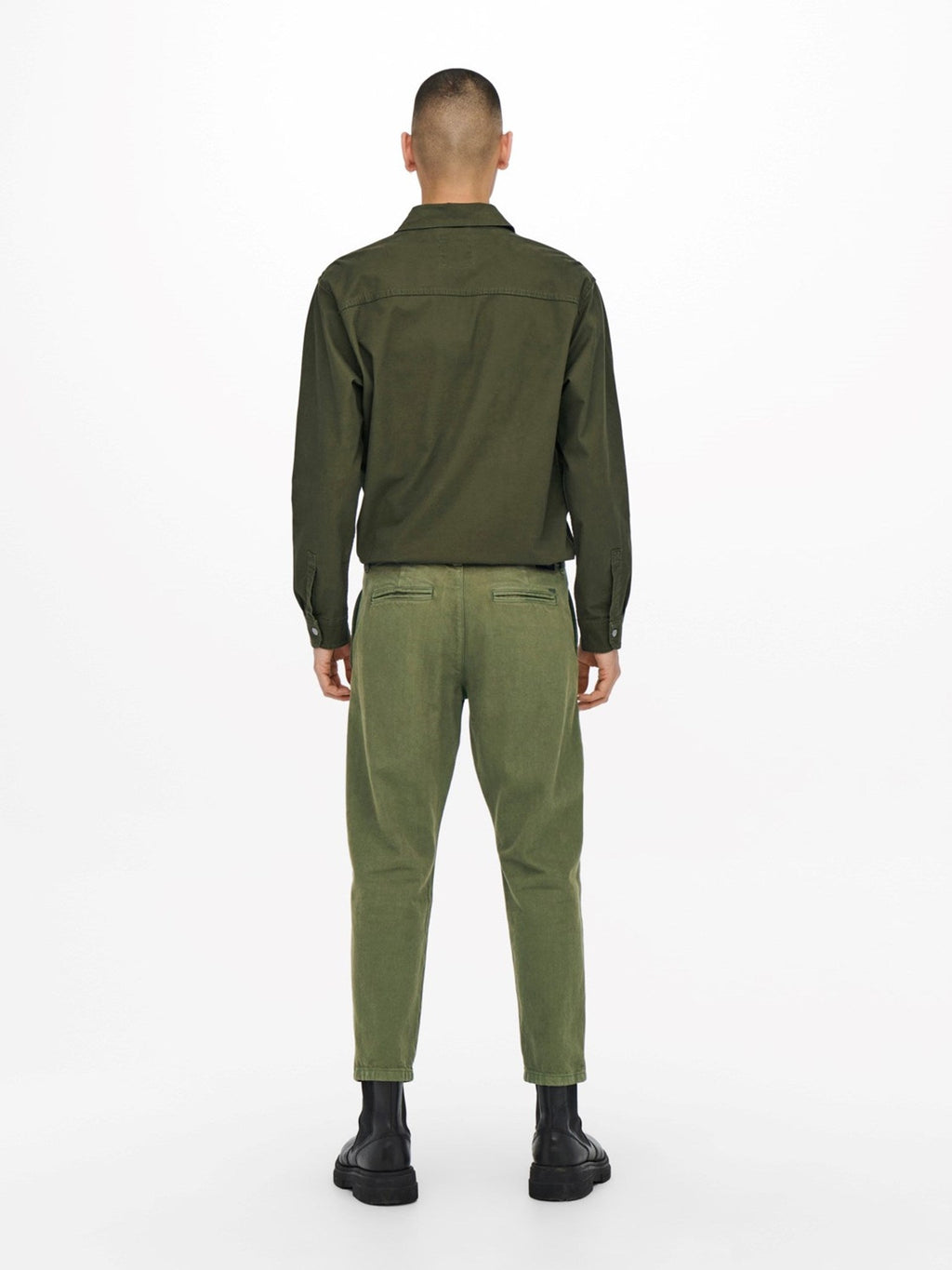 Avi Beam Chino Twill Pants - βραδιά ελιάς