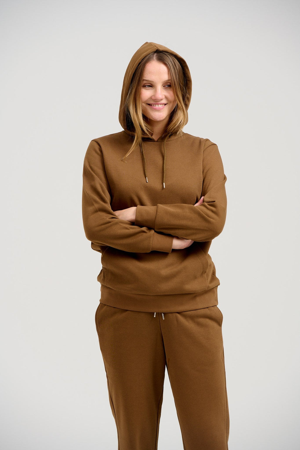 Basic Snowsuit with Hoodie (Brown) - Package Deal (Γυναίκες)