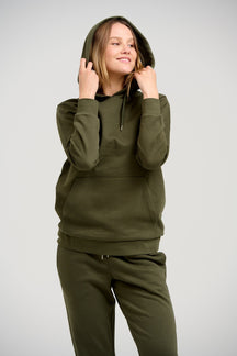 Basic Snowsuit with Hoodie (Dark Green) - Πακέτο (Γυναίκες)