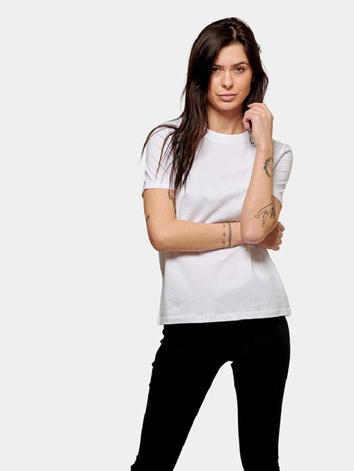 Boyfriend Tee - White (FS) - TeeShoppen Group™ - Freeshipping - Freeshipping