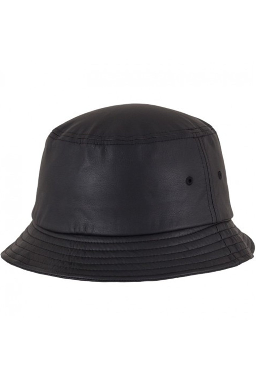 Καπέλο κουβά - Faux Leather Black