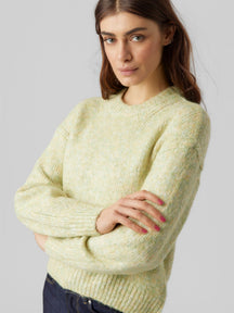 Cally o -neck pullover - λεμόνι μαρέγκα