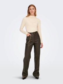 Camille-Idina High Waist Pants - Delicioso