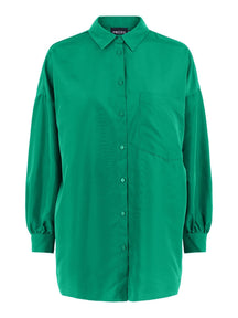 Chrilina υπερμεγέθη πουκάμισο - απλό πράσινο