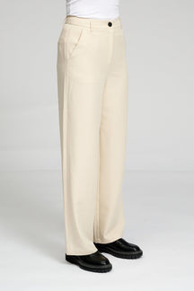 Classic Suit Pants - Beige