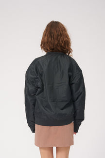 Clay Bomber Women Jacket - Black