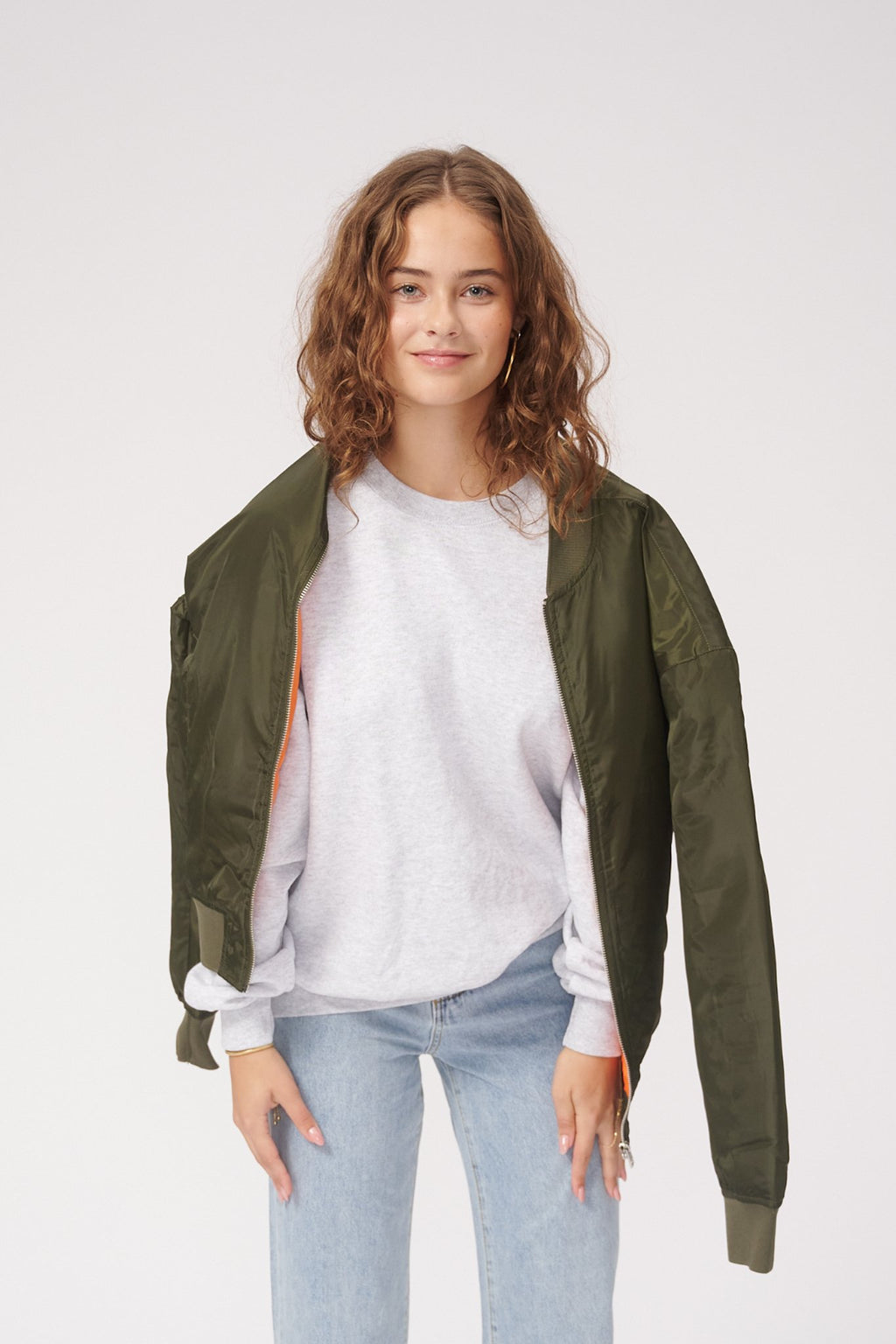 Clay Bomber Women Jacket - Forest Night