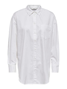 Corina Loose Shirt - White