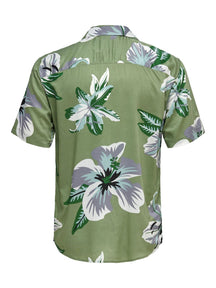 Dan Life κανονικό πουκάμισο - Πράσινο λάδι