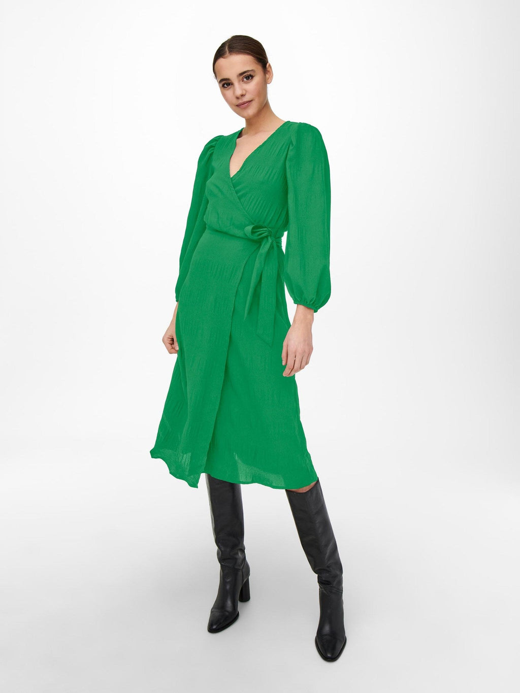 Dion Wrap Dress - Πράσινο