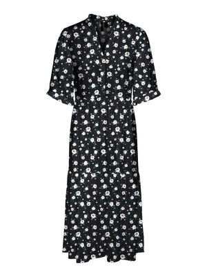 Easy 2/4 Calf Dress - Black - TeeShoppen Group™ - Dress - Vero Moda