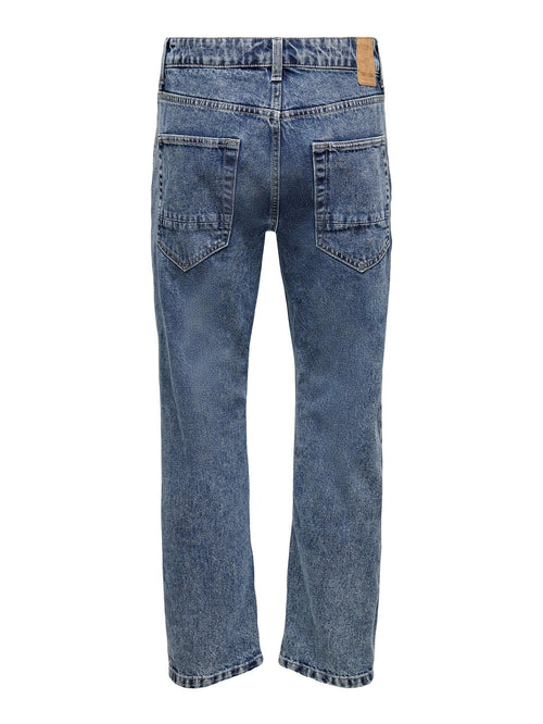 Edge Loose Jeans - Blue Denim - TeeShoppen Group™ - Jeans - Only & Sons