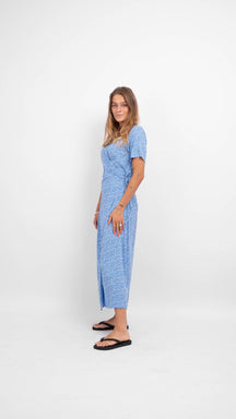 Ema Elise Wrap Dress - Marina