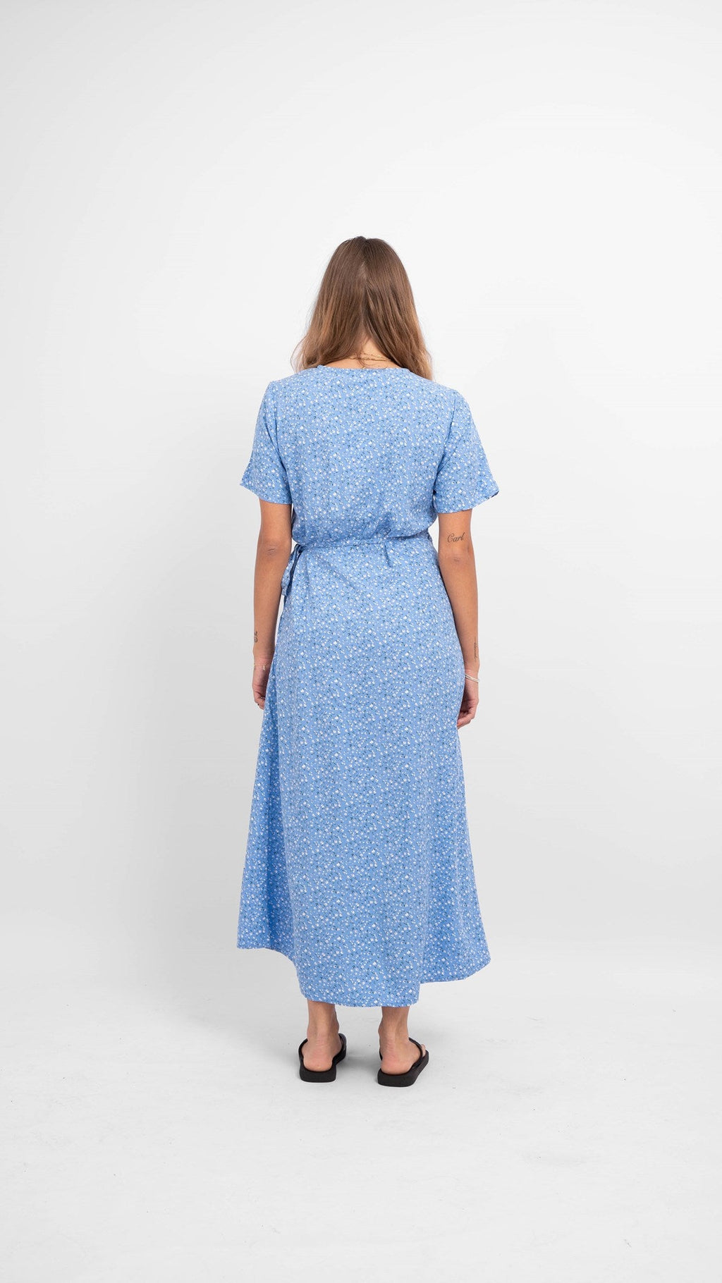 Ema Elise Wrap Dress - Marina