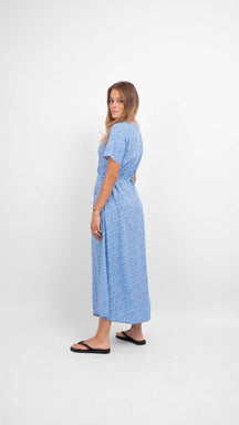 Ema Elise Wrap Dress - Marina