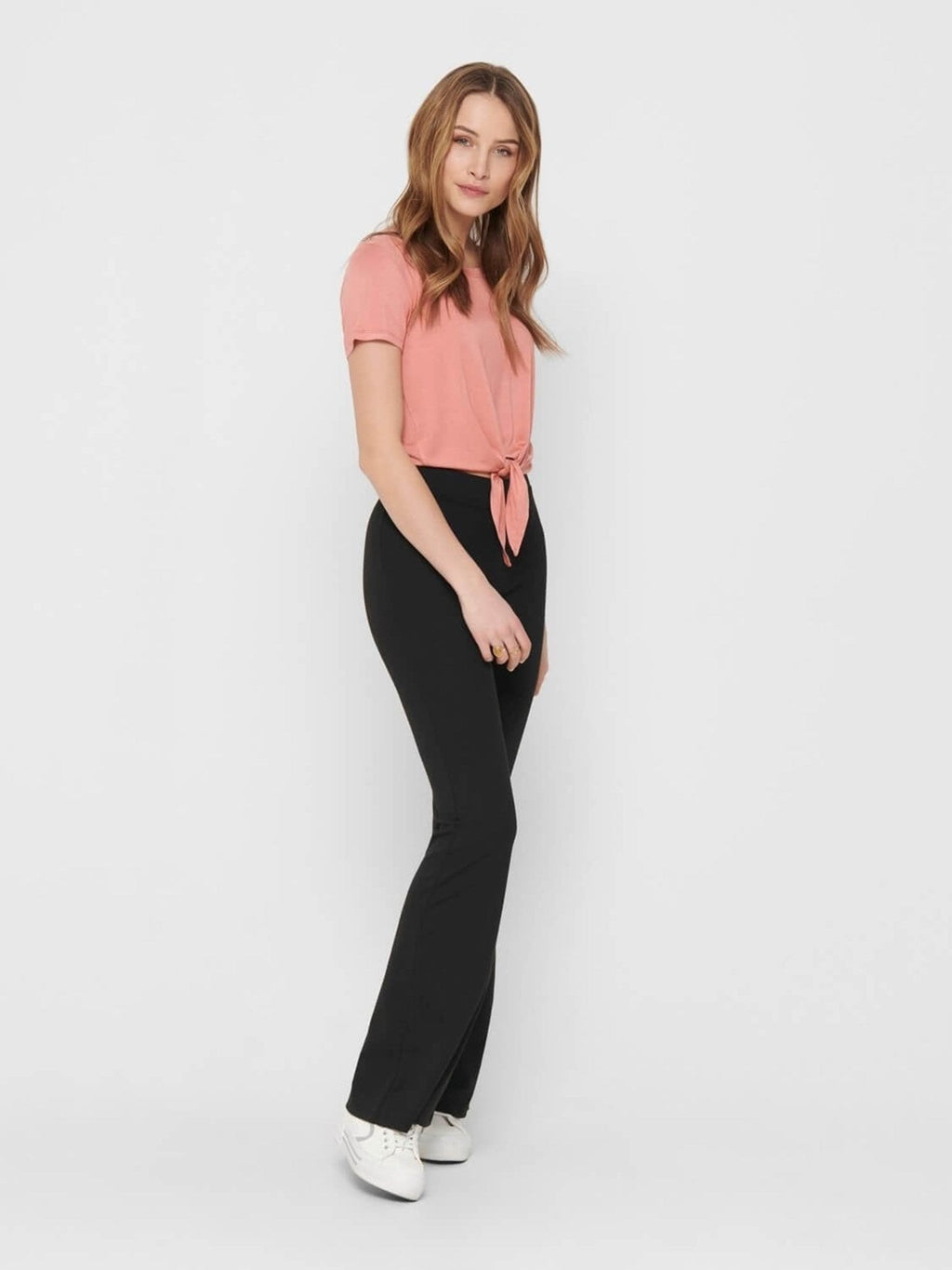 Fever Flared Pants - Black (with width)