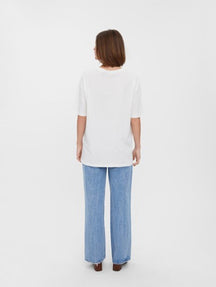 Fia Cody Long Top - White: