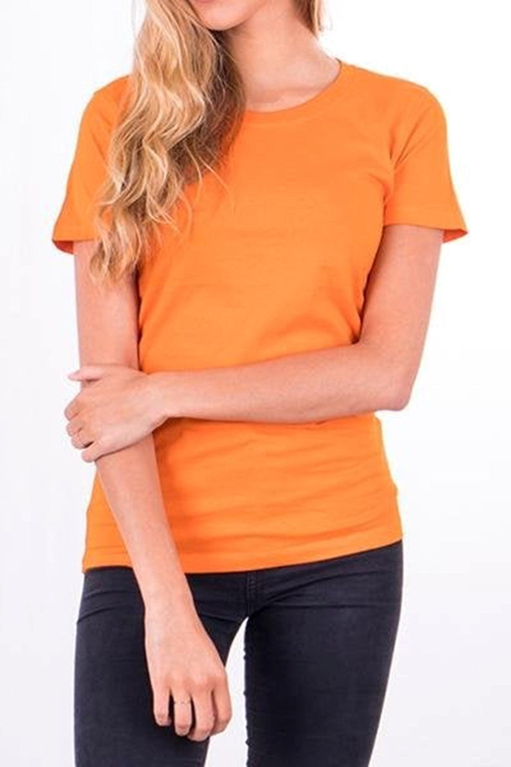 Τοποθετημένο μπλουζάκι - πορτοκαλί