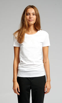 Τοποθετημένο μπλουζάκι - λευκό