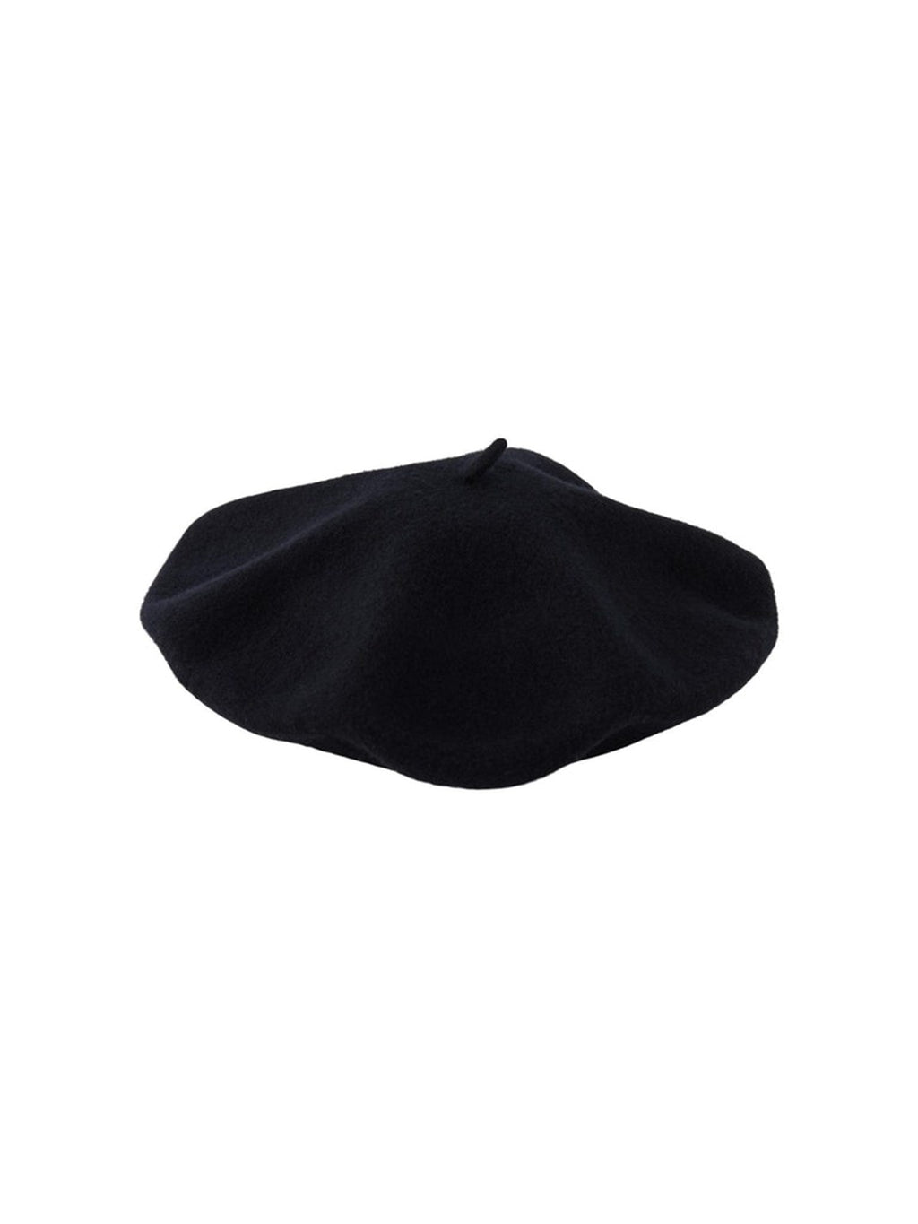 Fransk Wool Beret - Black