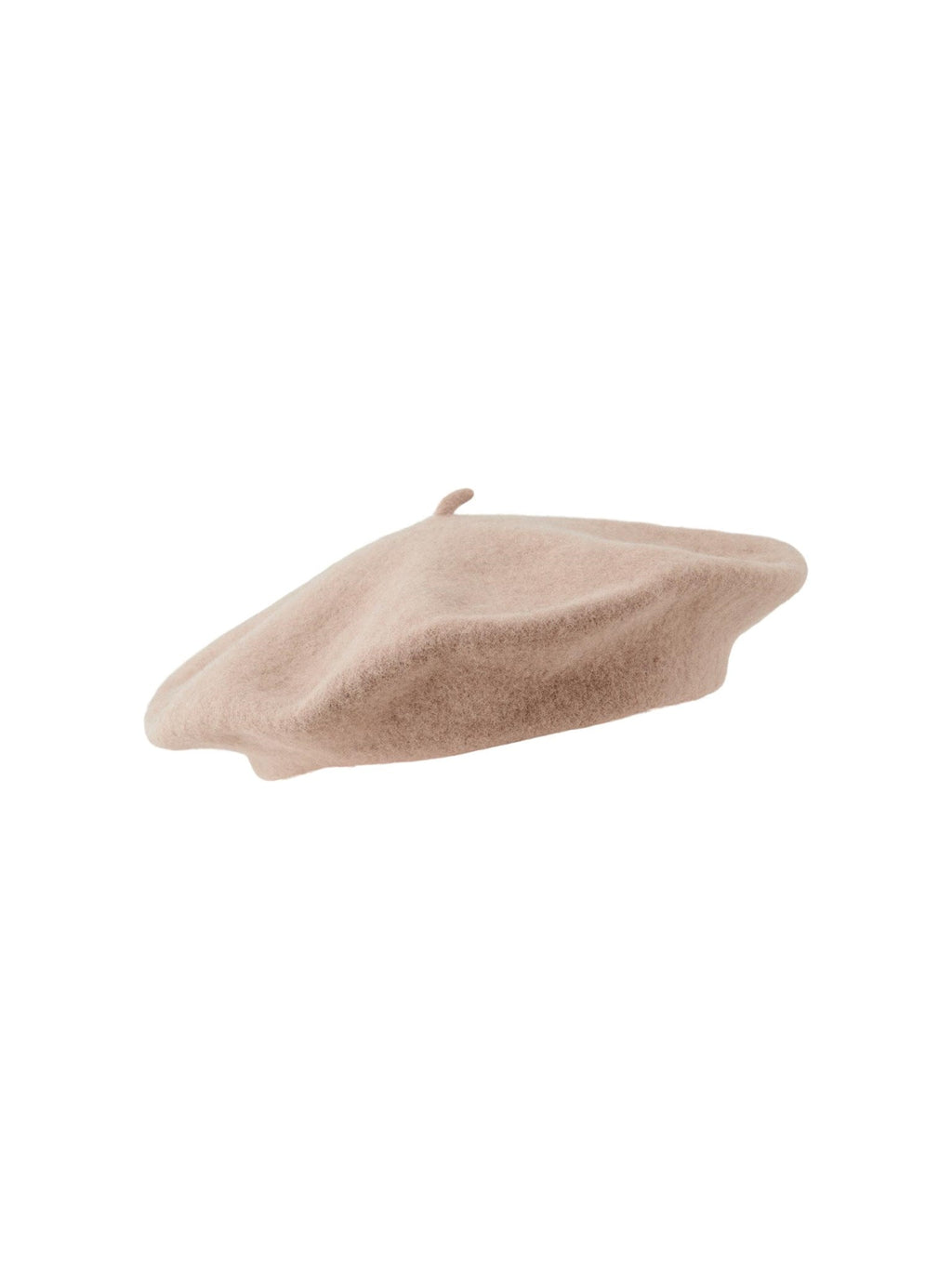 Fransk Wool Beret - Silver Mink