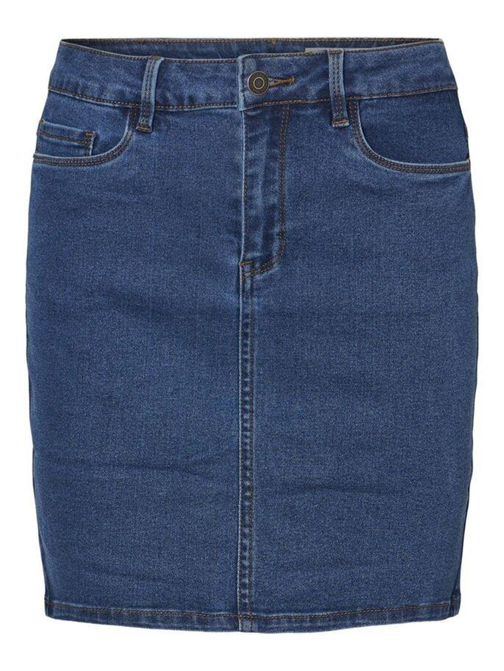 Hot Seven Skirt - Blue Denim