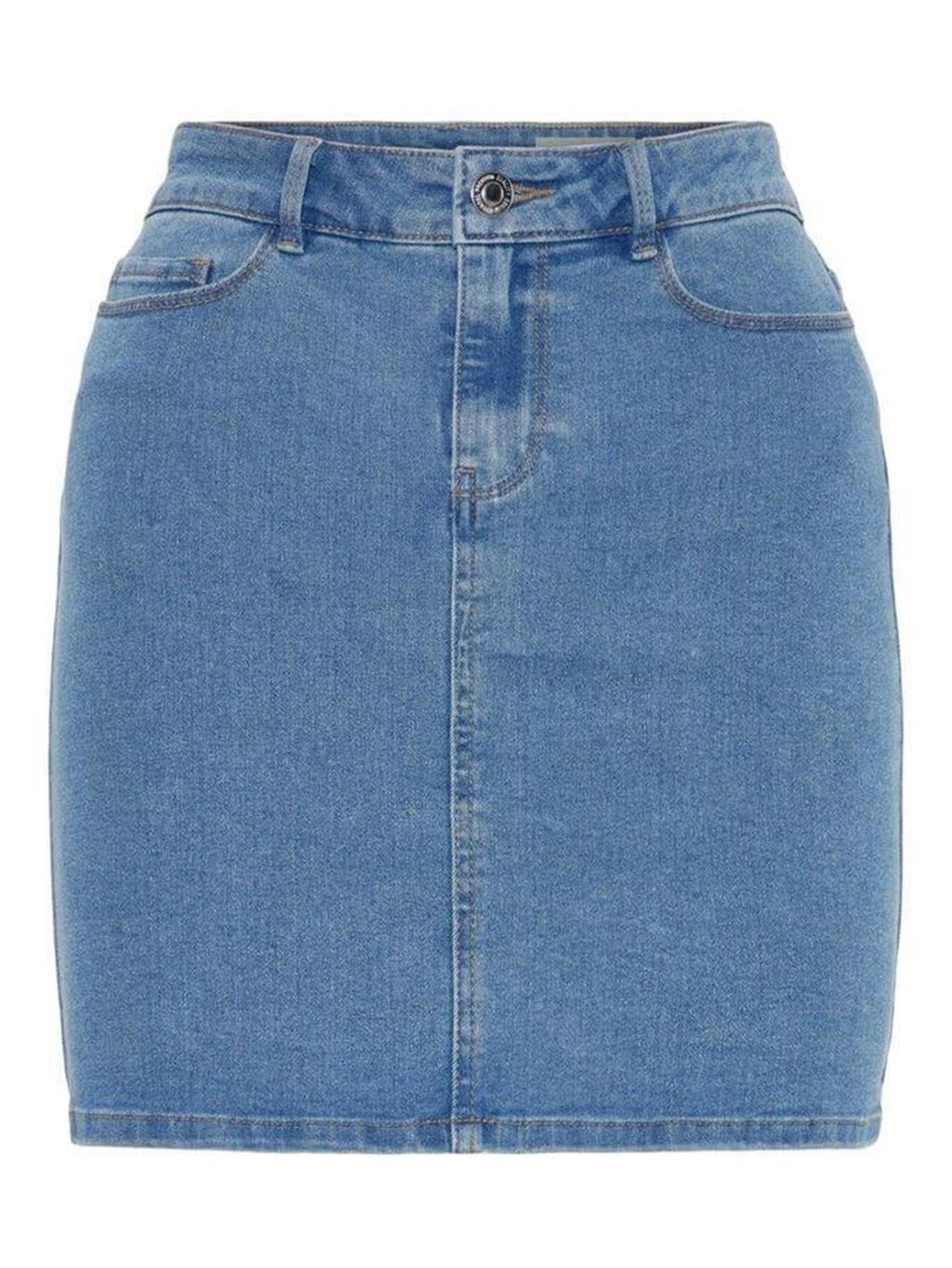 Hot Seven Skirt - Light Blue Denim