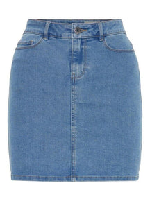 Hot Seven Skirt - Light Blue Denim