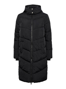 Jamilla Long Puffer Jacket - Μαύρο