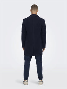 JAWLON Wool Jacket - Dark Navy