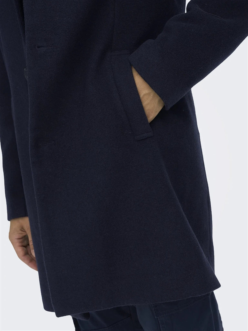 JAWLON Wool Jacket - Dark Navy