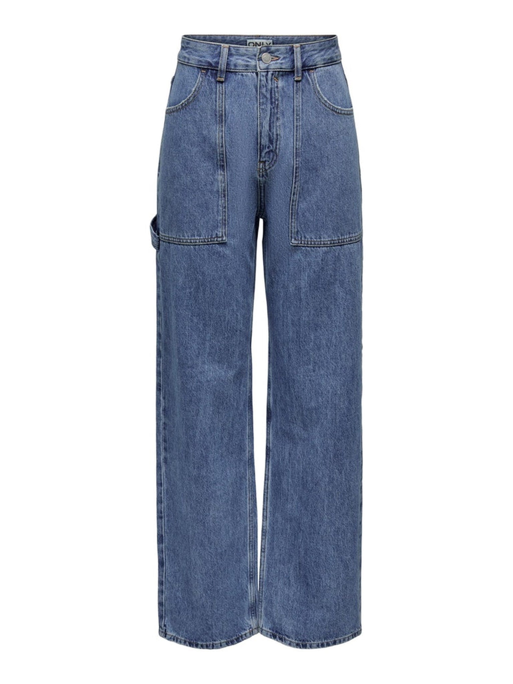 Kirsi Wide Jeans - Μεσαίο μπλε denim
