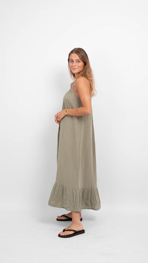 Lelou Slip dress - Sea Spray - TeeShoppen Group™ - Dress - PIECES