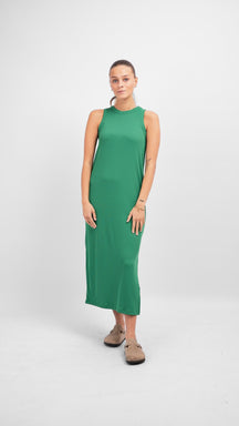 Line Summer Dress - Green Bee