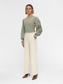 Lisa Wide Pants - Sandshell